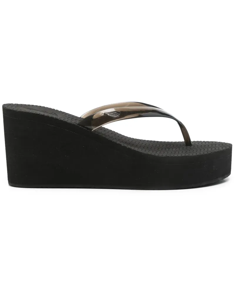 Ancient Greek Sandals Etheria Sandalen 80mm - Schwarz Schwarz