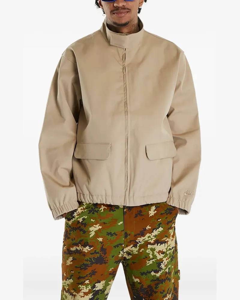 Nike Windbreaker mit Reißverschluss - Braun Braun