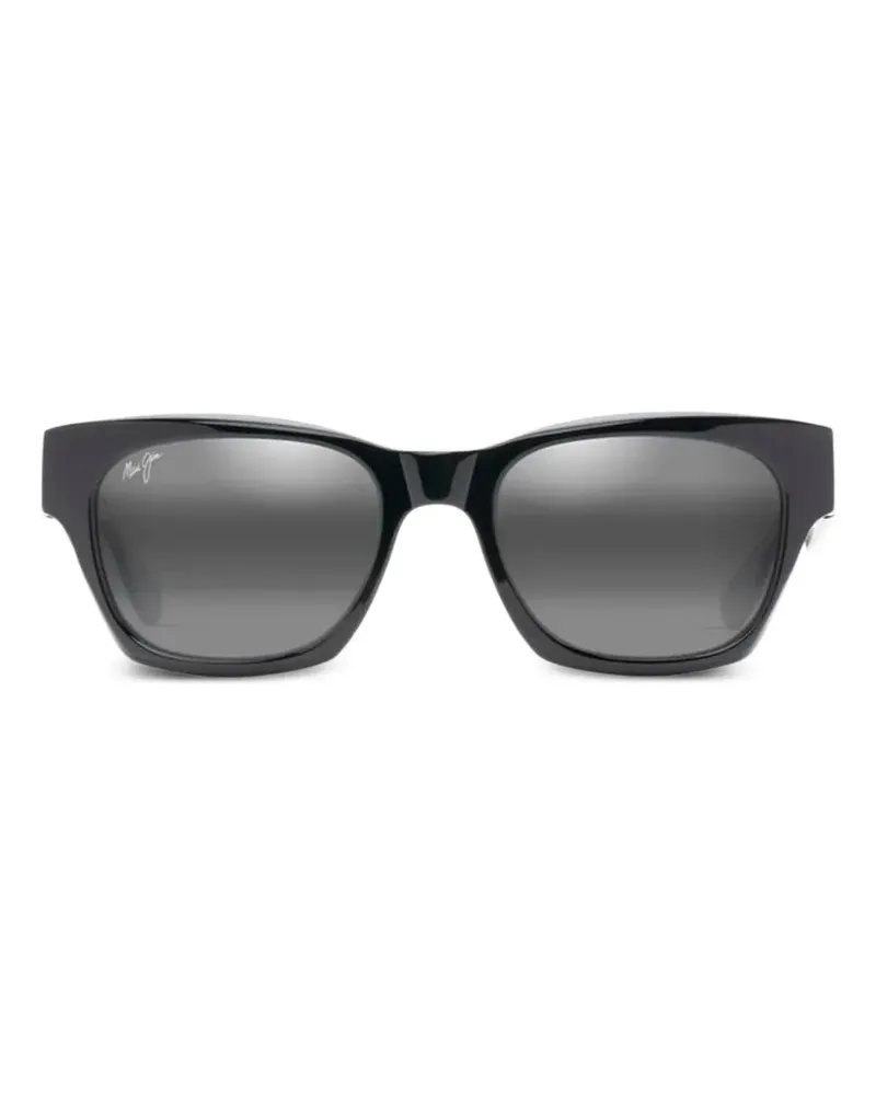 Maui Jim Valleyisle Sonnenbrille mit eckigem Gestell - Grau Grau