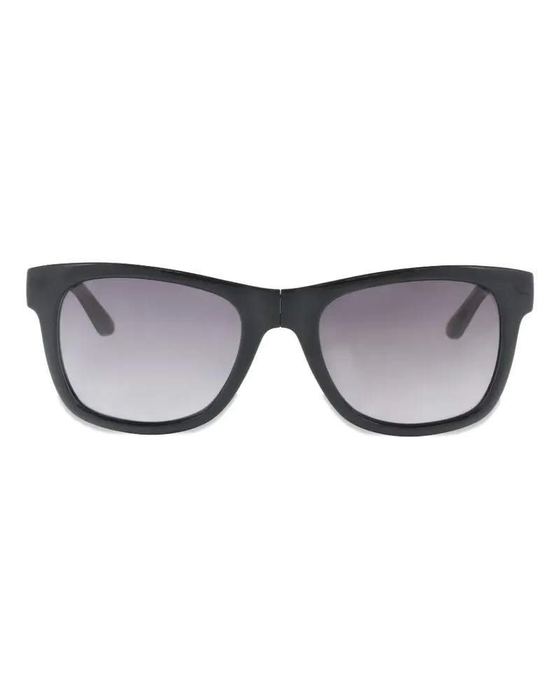 Lacoste Faltbare Sonnenbrille mit eckigem Gestell - Schwarz Schwarz