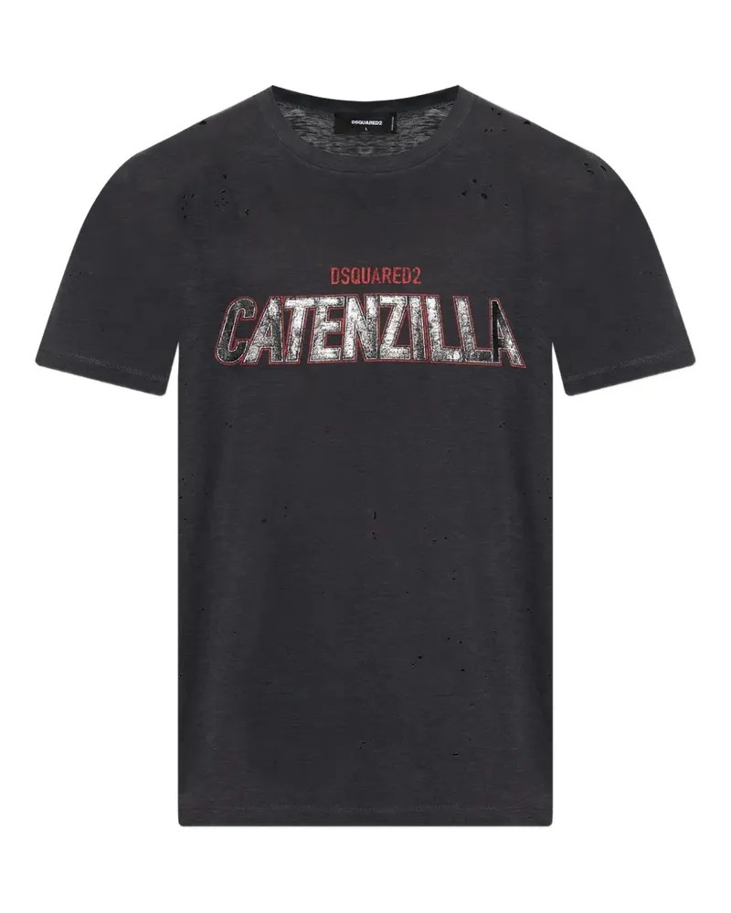 Dsquared2 T-Shirt mit Print - Grau Grau