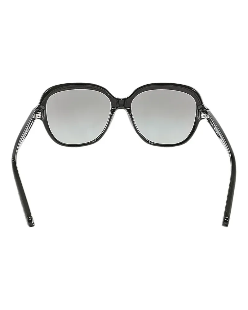 Coach Sonnenbrille mit rundem Gestell - Schwarz Schwarz