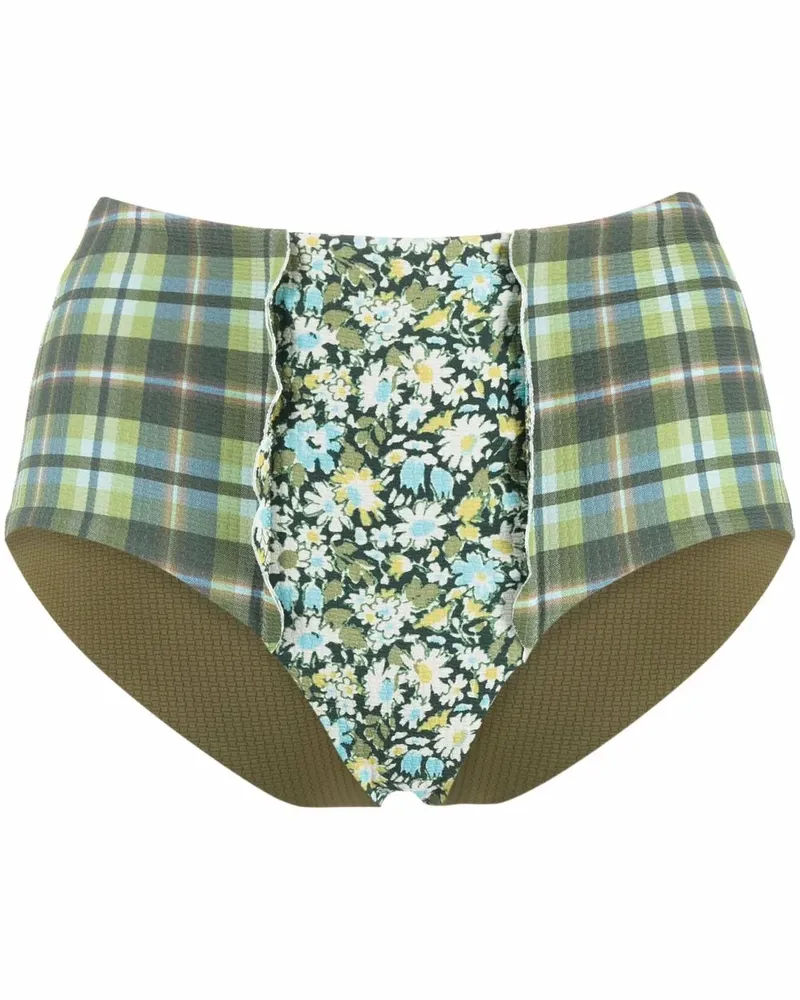 Marysia Bikinihöschen mit Print - Grün Grün