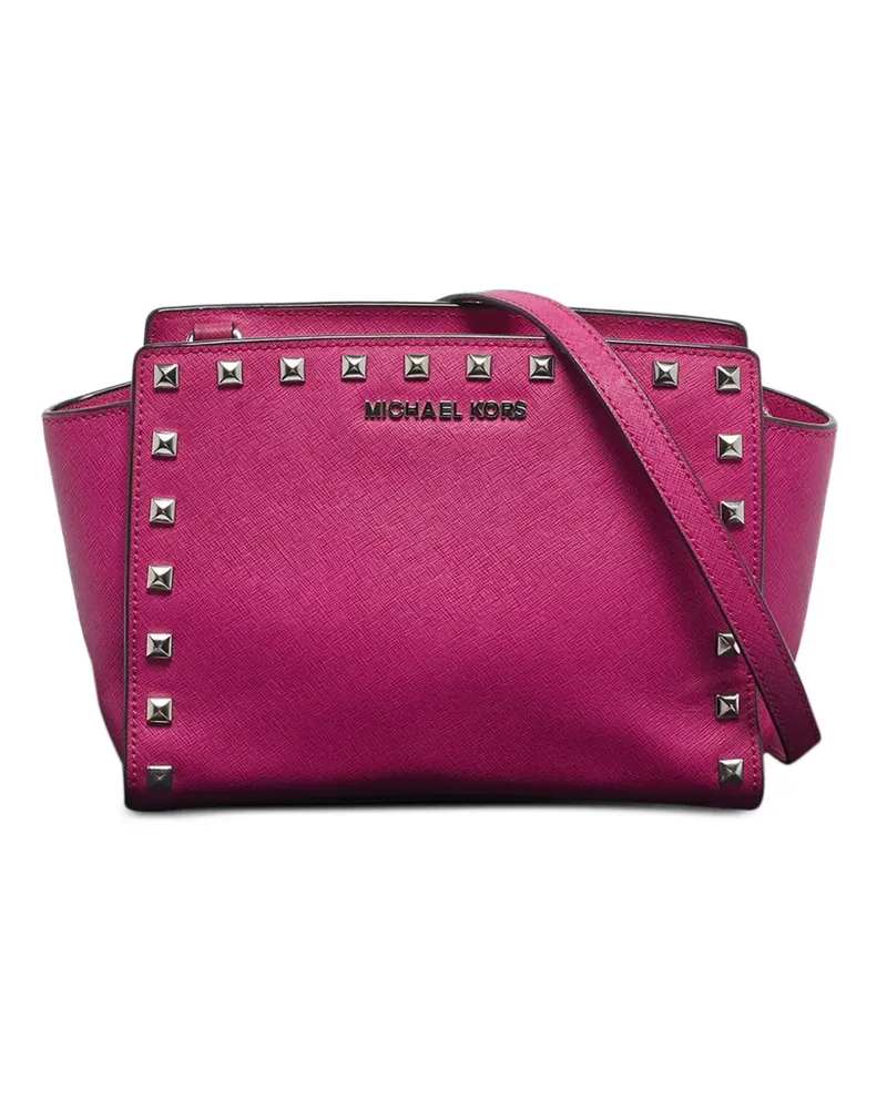 Michael Kors Selma Umhängetasche mit Nieten - Rosa Rosa