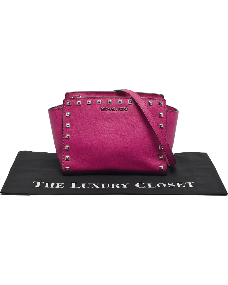 Michael Kors Selma Umhängetasche mit Nieten - Rosa Rosa