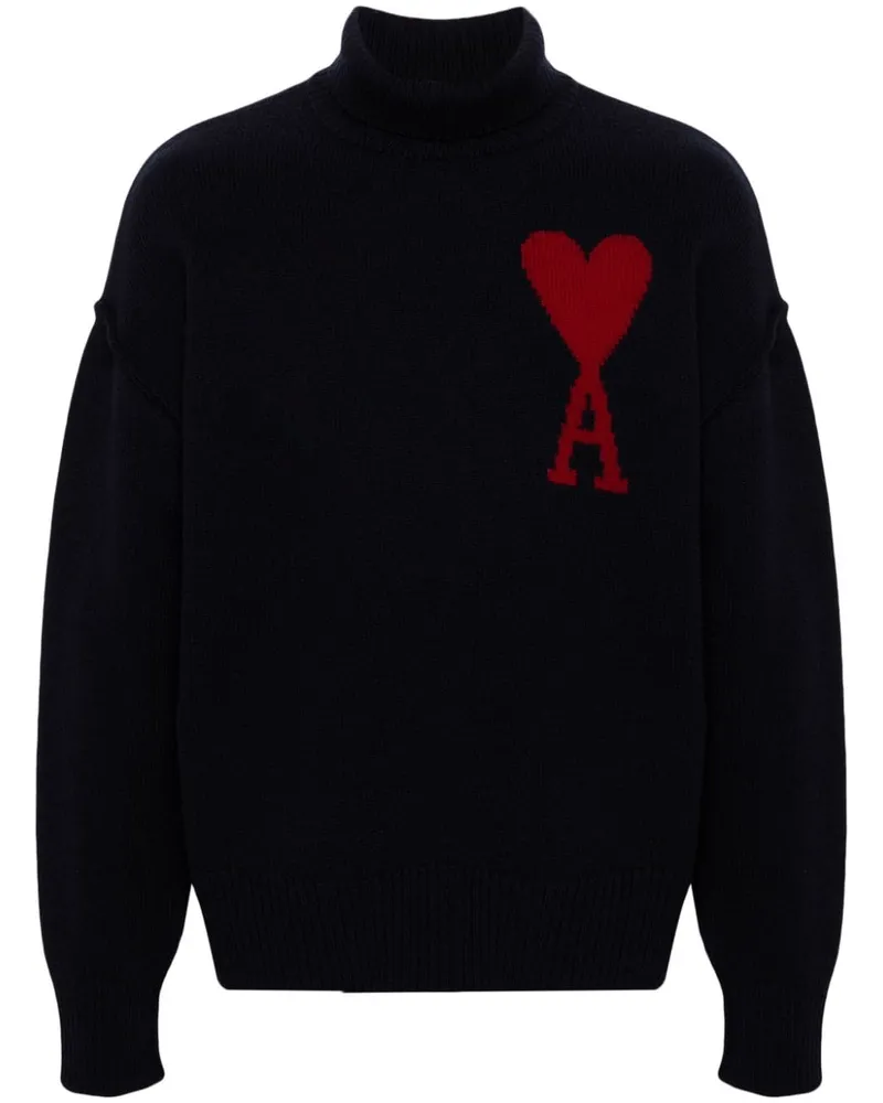AMI Paris Ami de Coeur Pullover - Blau Blau