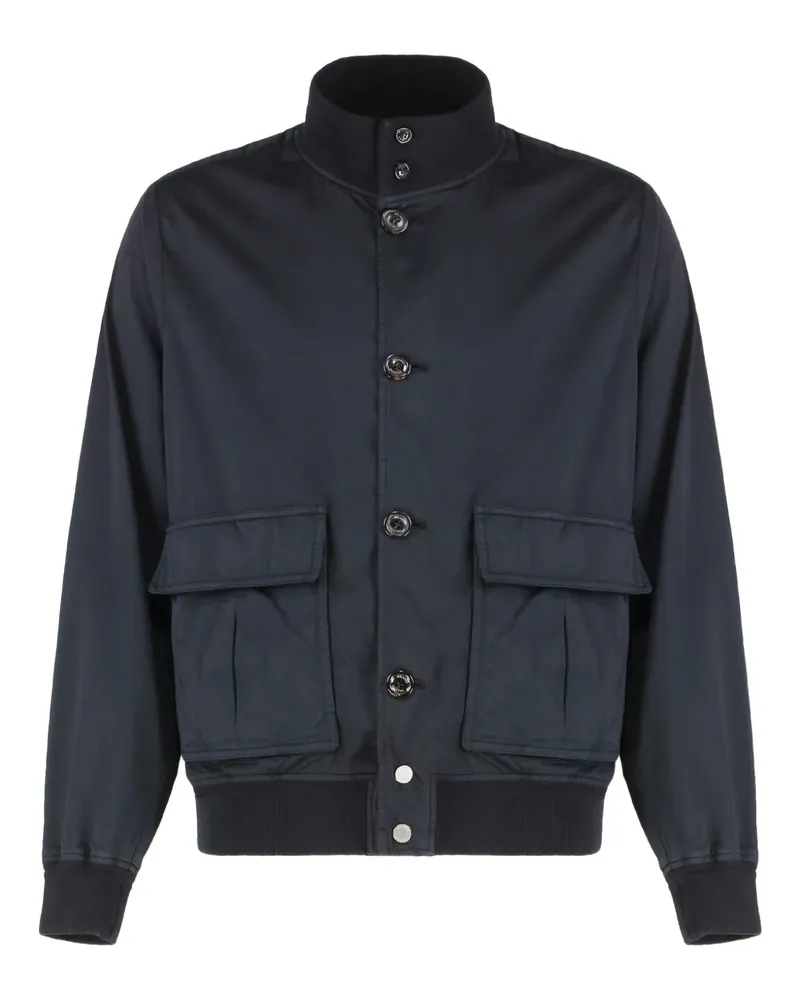 Valstar Ungefütterte Bomberjacke mit Taschendetail - Blau Blau