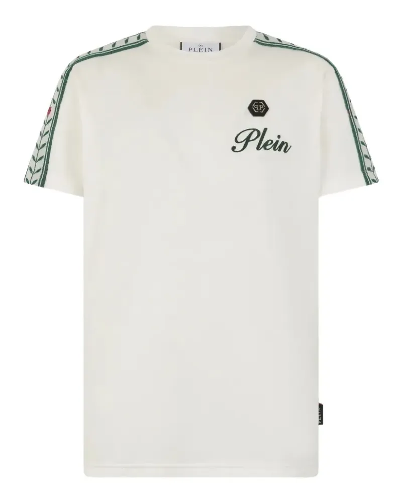 Philipp Plein T-Shirt mit Logo-Stickerei - Nude Nude
