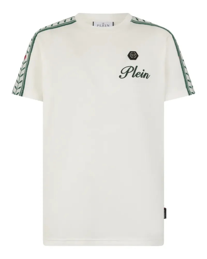 Philipp Plein embroidered-logo T-shirt - Nude Nude
