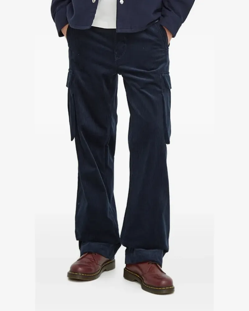 G-STAR RAW Cargohose aus Cord - Blau Blau
