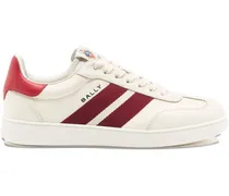 Gestreifte Retro Crest Sneakers - Weiß