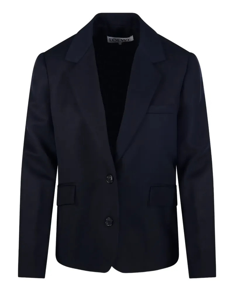 Loewe Klassische Jacke mit Schnallendetail - Blau Blau