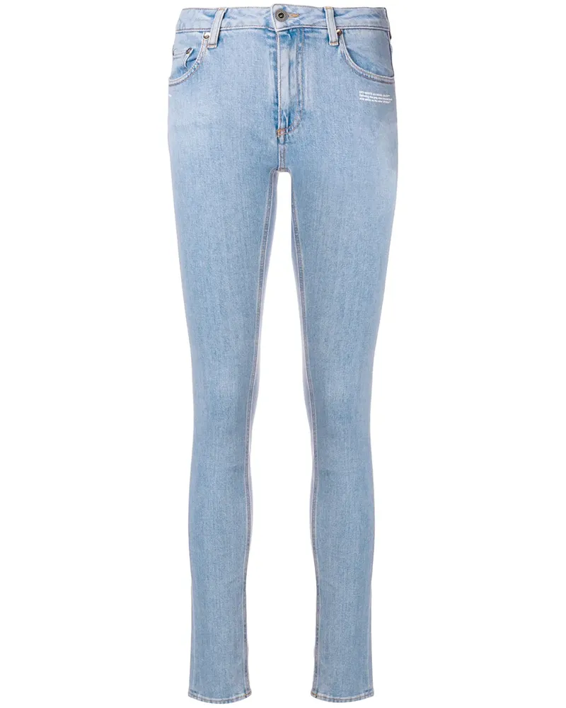 OFF-WHITE Klassisches Skinny-Jeans - Blau Blau