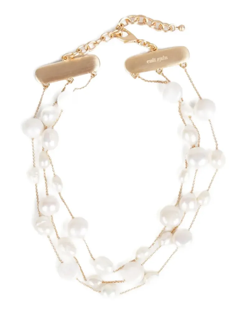 Cult Gaia pearl-beaded bracelet - Gold Gold