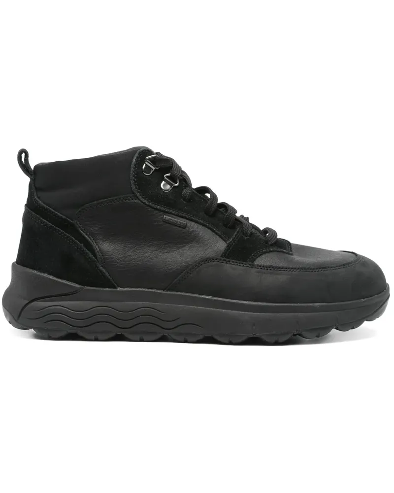 Geox Spherica Bikerstiefel 30mm - Schwarz Schwarz