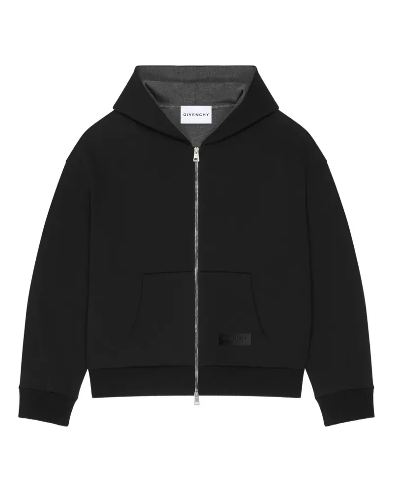 Givenchy Couture Seam Kapuzenjacke im Scuba-Look - Schwarz Schwarz
