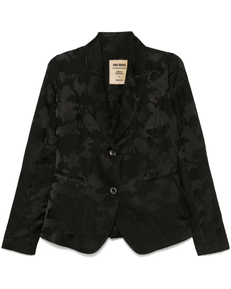 Uma Wang Kenzie Blazer - Schwarz Schwarz