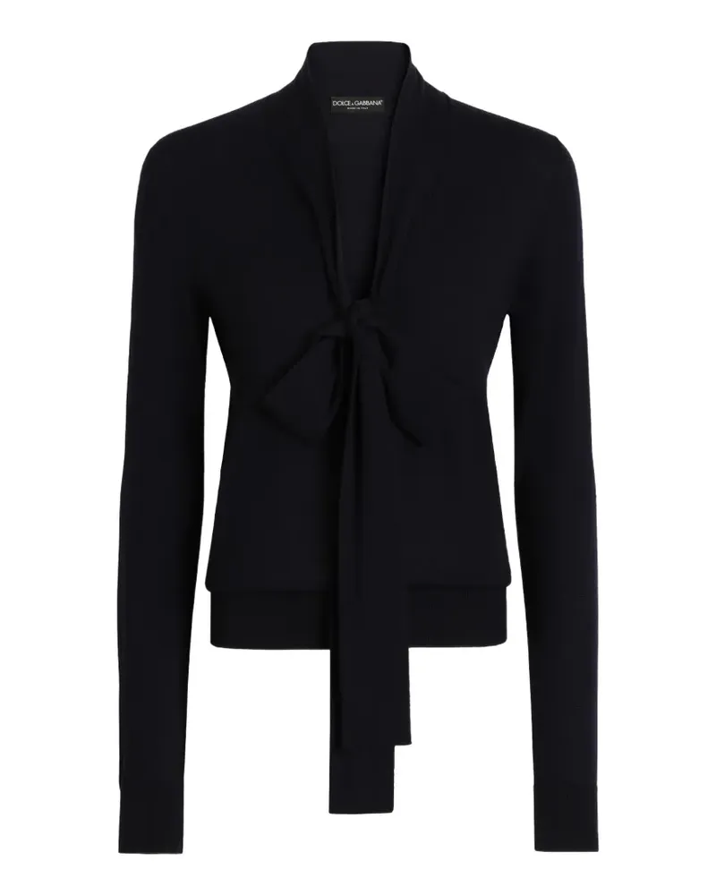 Dolce & Gabbana Pullover aus Schurwolle - Blau Blau
