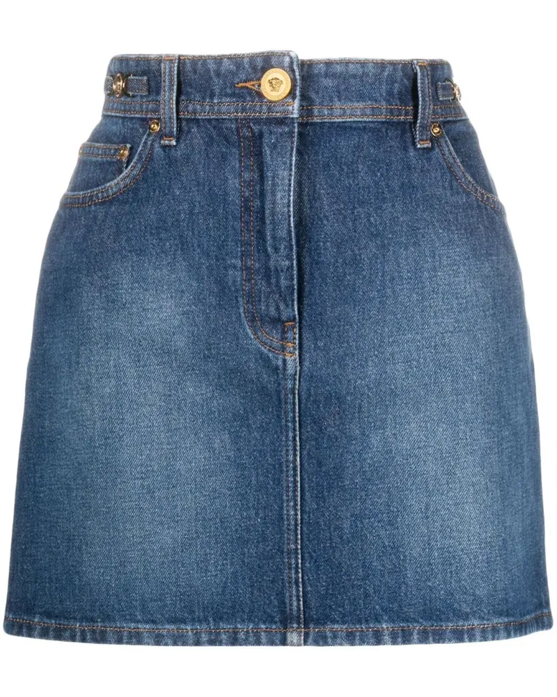 Versace x Dua Lipa Medusa '95 denim miniskirt - Blau Blau