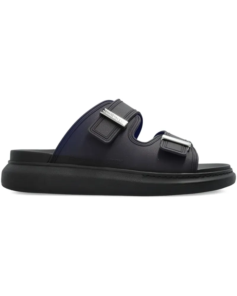 Alexander McQueen Sandalen mit runder Kappe - Schwarz Schwarz
