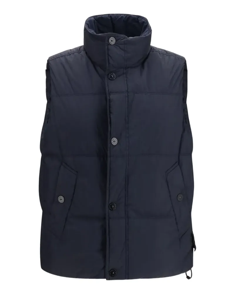 Stone Island Crinkle Reps NY padded gilet - Blau Blau