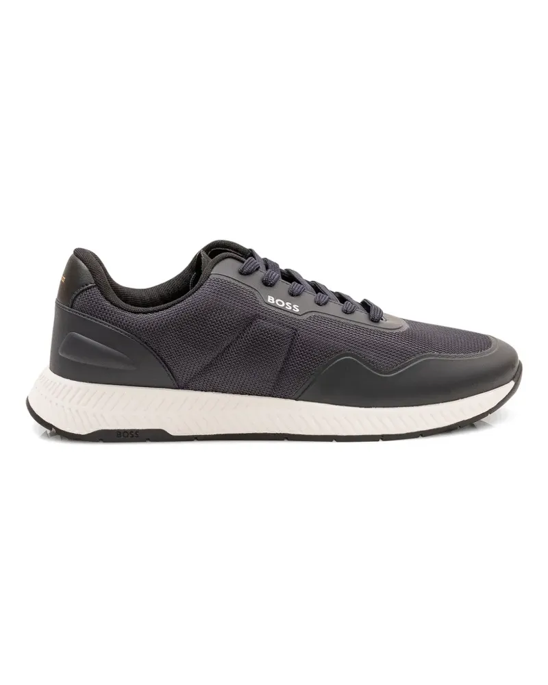 HUGO BOSS logo detail sneakers - Grau Grau
