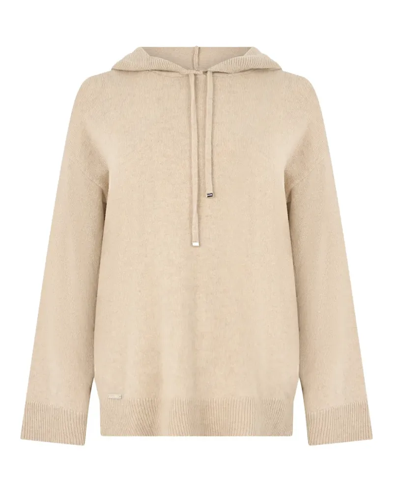 MOORER Charu-Pkt Hoodie mit Kordelzug - Nude Nude