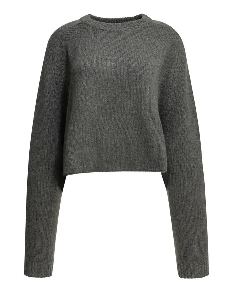 Lisa Yang Karine Cropped-Kaschmirpullover - Grau Grau