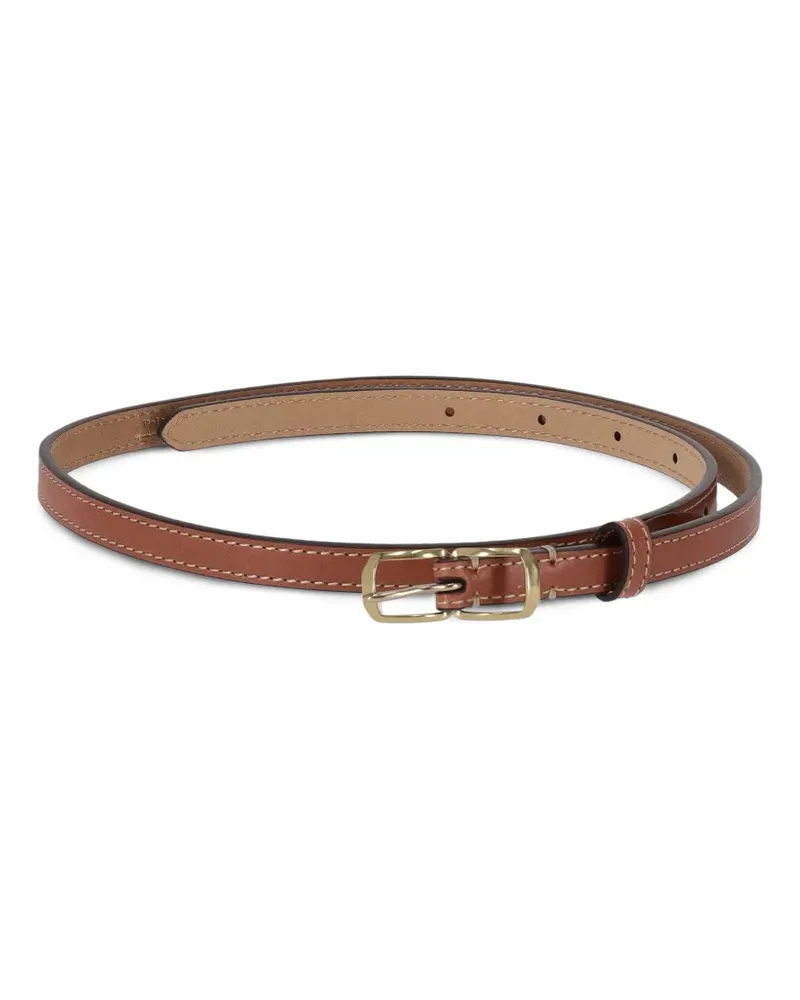 Ralph Lauren buckle leather belt - Braun Braun