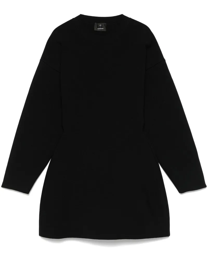 WARDROBE.NYC x RHW Power Minikleid - Schwarz Schwarz