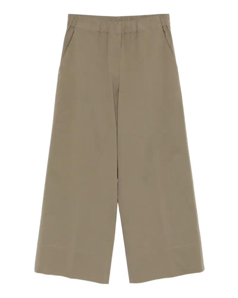 Antonelli Firenze Tamara elasticated wide-leg trousers - Grün Grün