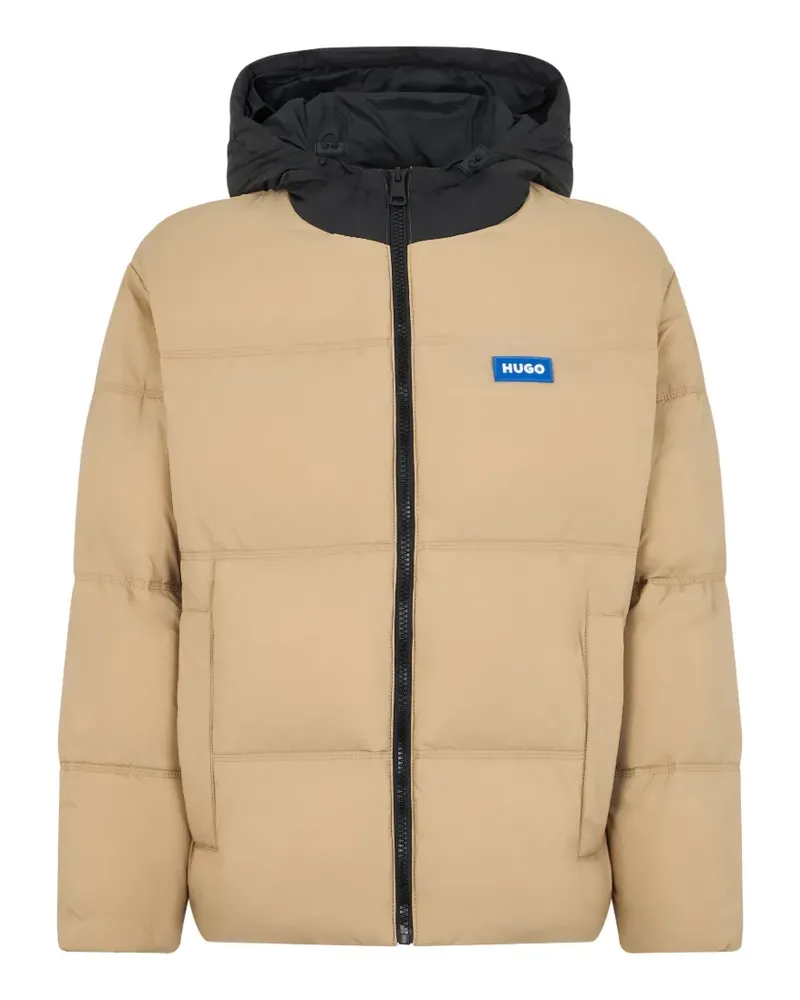 HUGO BOSS hooded padded jacket - Nude Nude