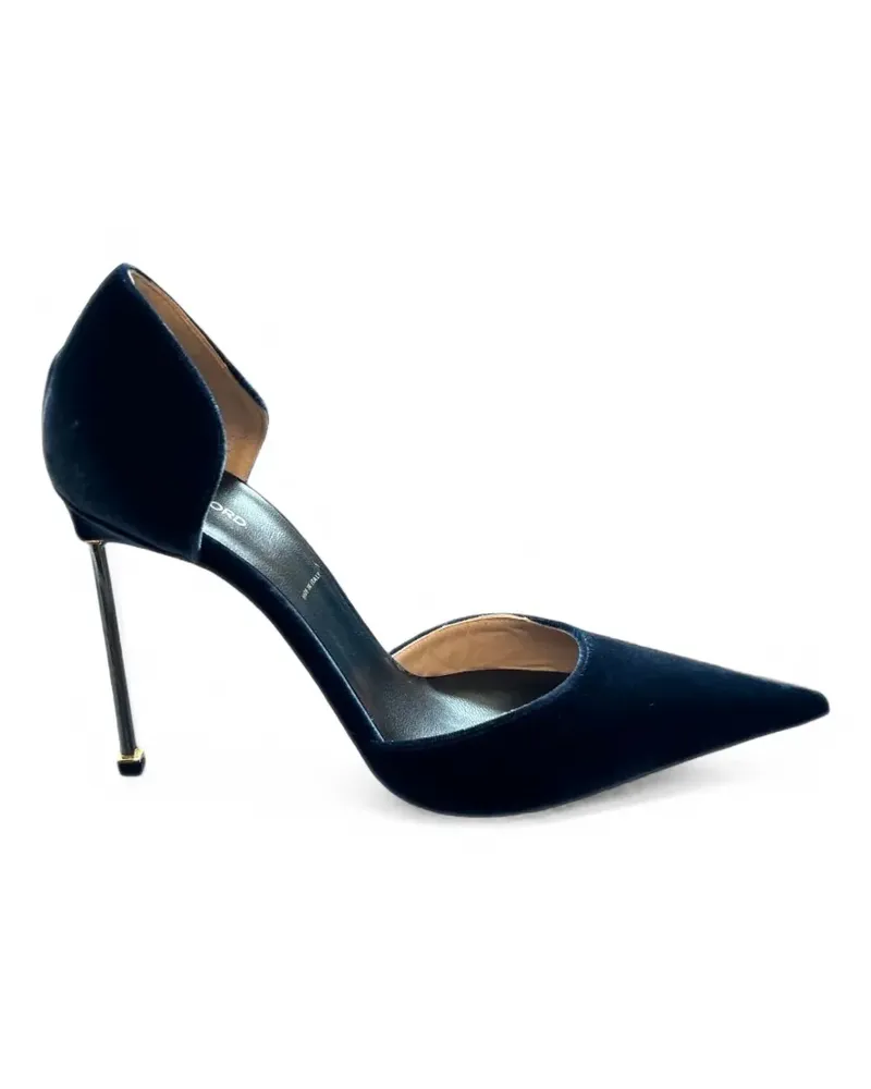 Tom Ford Pumps mit spitzer Kappe - Blau Blau