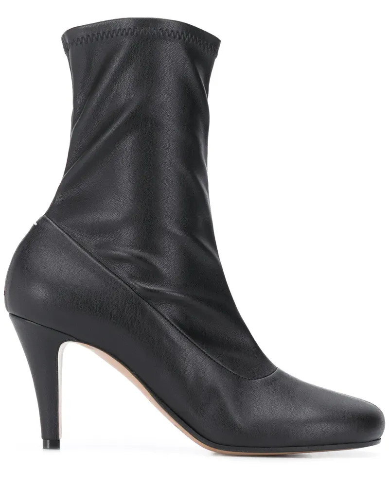 Maison Margiela Sock-Boots aus Leder - Schwarz Schwarz