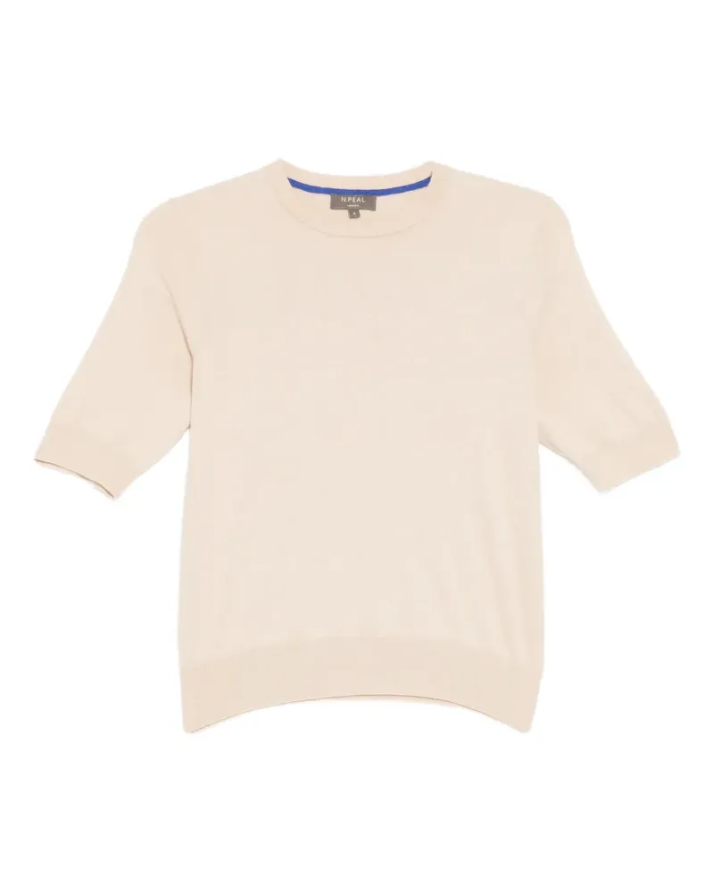 N.Peal Gestricktes T-Shirt - Nude Nude