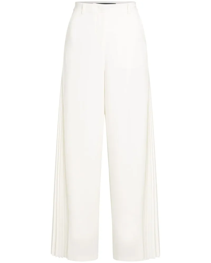 Karl Lagerfeld Karl Studio Hose mit Falten - Weiß Weiß