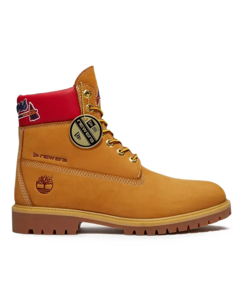 Timberland x New Era x MLB Atlanta Braves wasserdichte Wanderschuhe - Braun Braun