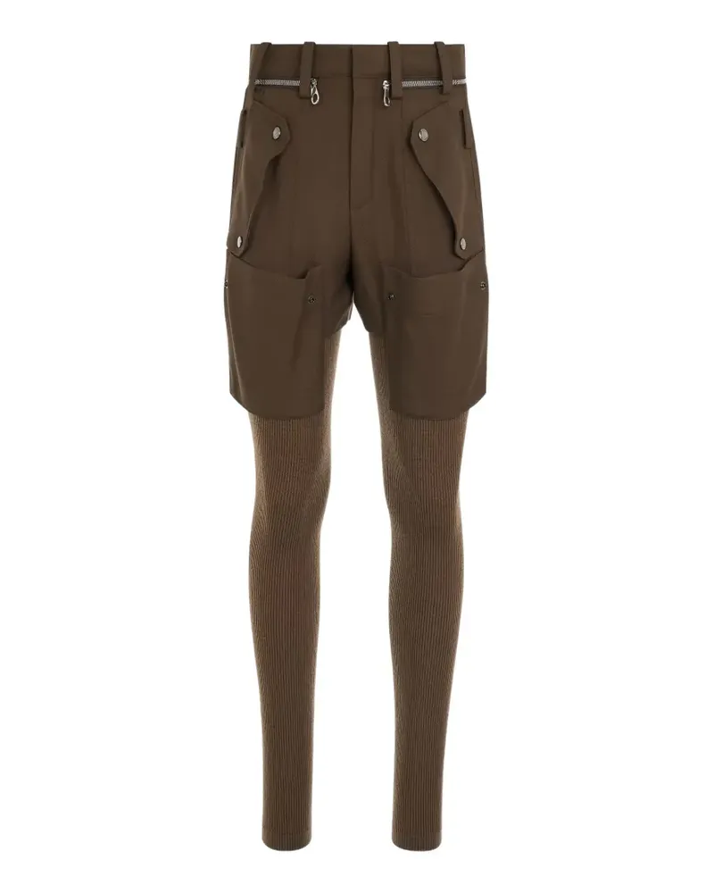 Chloé Leggings mit Cargo-Taschen - Braun Braun