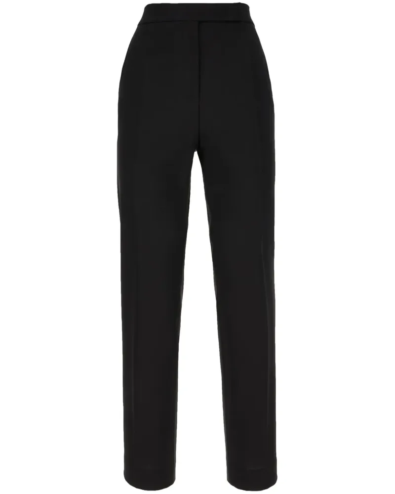 Max Mara Hose mit hohem Bund - Schwarz Schwarz