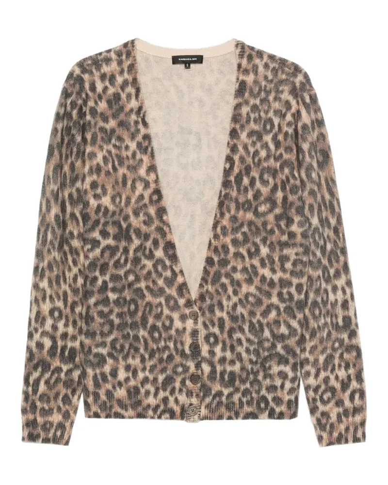 Barbara Bui leopard-print cardigan - Braun Braun