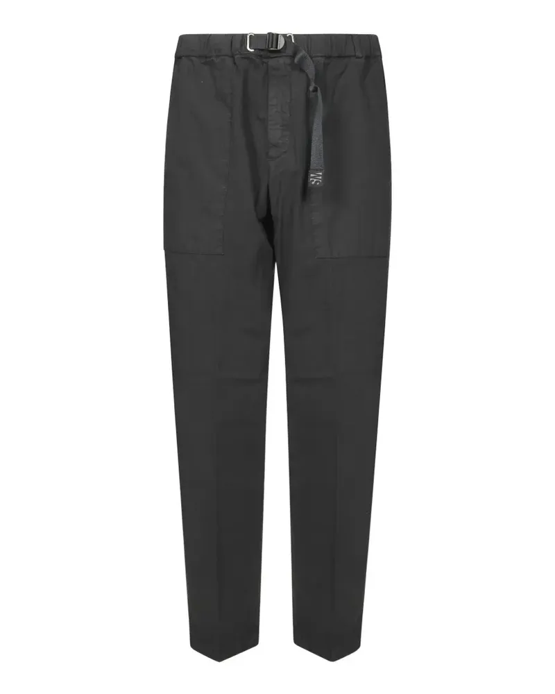 PLAN C belted ripstop trousers - Schwarz Schwarz