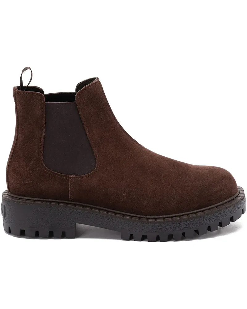 Prada Chelsea-Boots aus Wildleder - Braun Braun