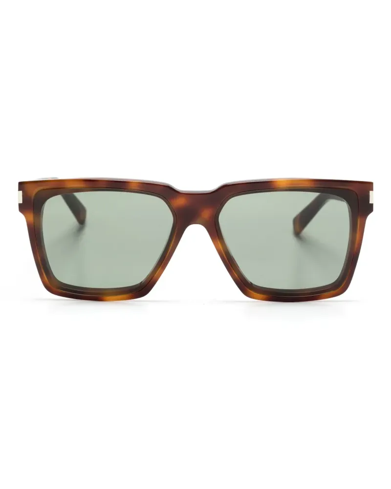 Saint Laurent Wellington Sonnenbrille in Schildpattoptik - Braun Braun