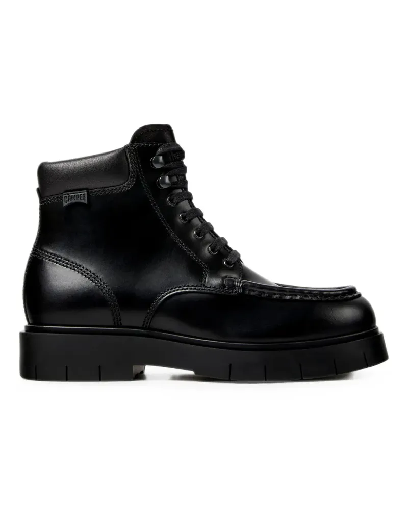 Camper Alaro Schnürstiefel - Schwarz Schwarz
