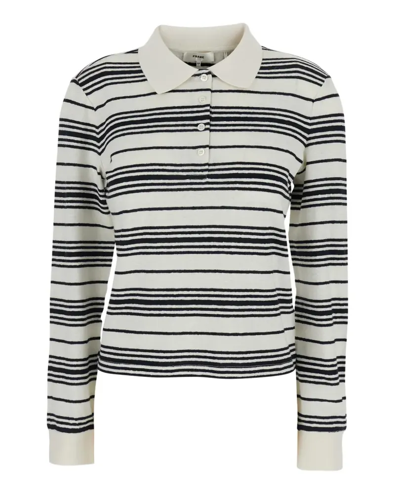 Frame Denim Oberteil mit Streifen - Nude Nude