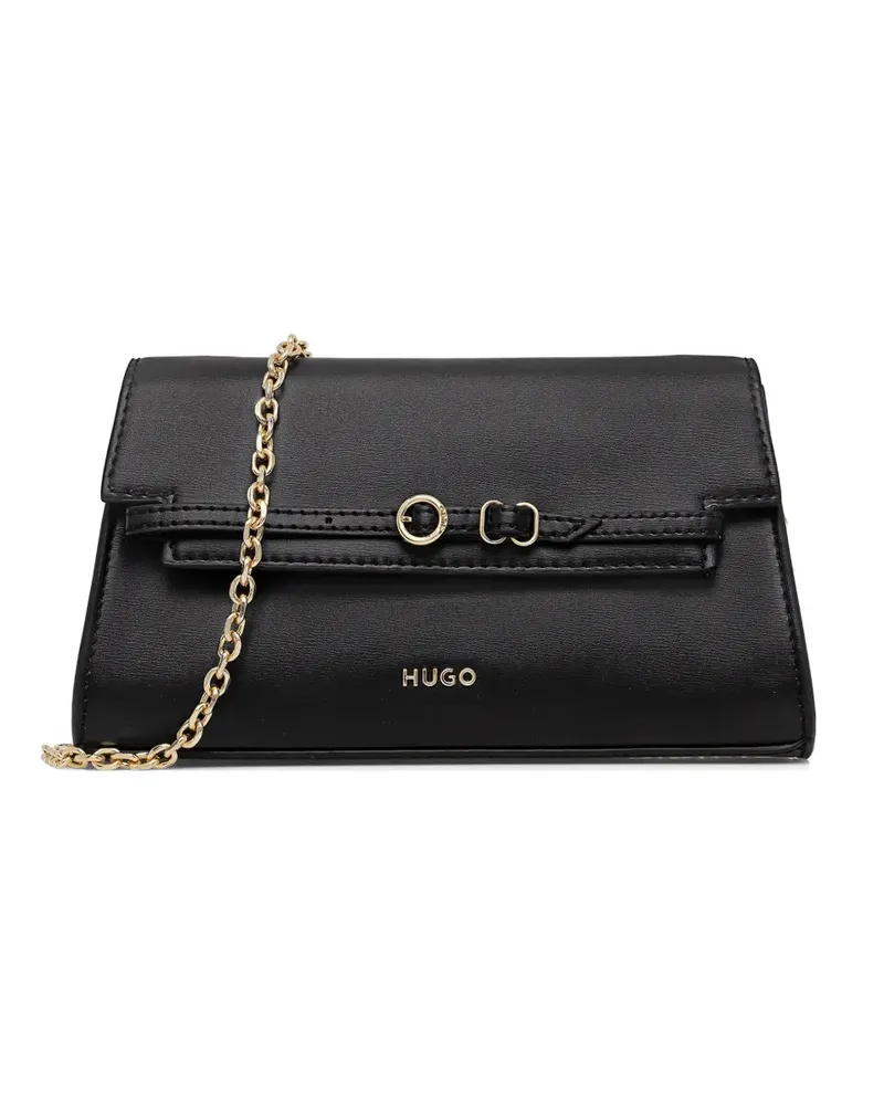 HUGO BOSS chain strap detail cross body bag - Schwarz Schwarz