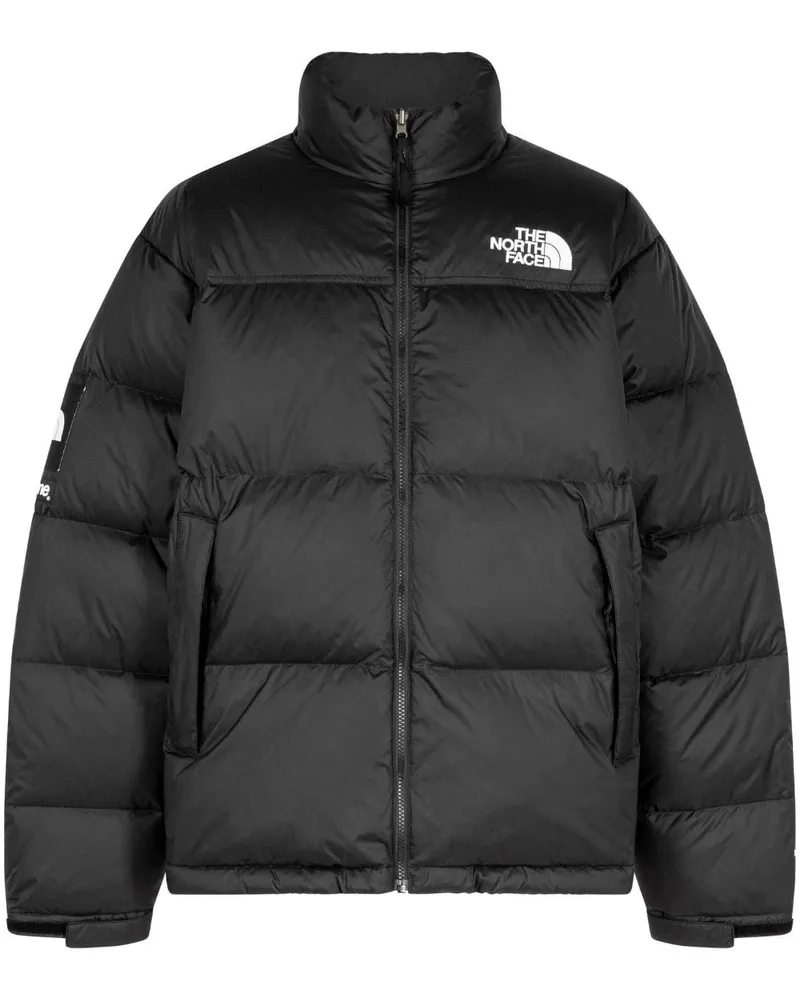 Supreme Being x The North Face Split Nuptse Daunenjacke Schwarz