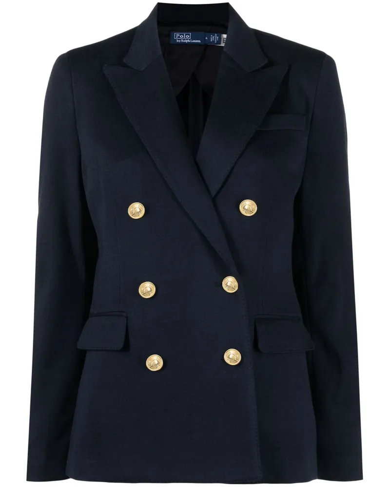Ralph Lauren Doppelreihiger Blazer - Blau Blau