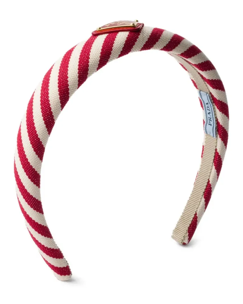 Prada Haarreif aus Baumwollgemisch - Rot Rot