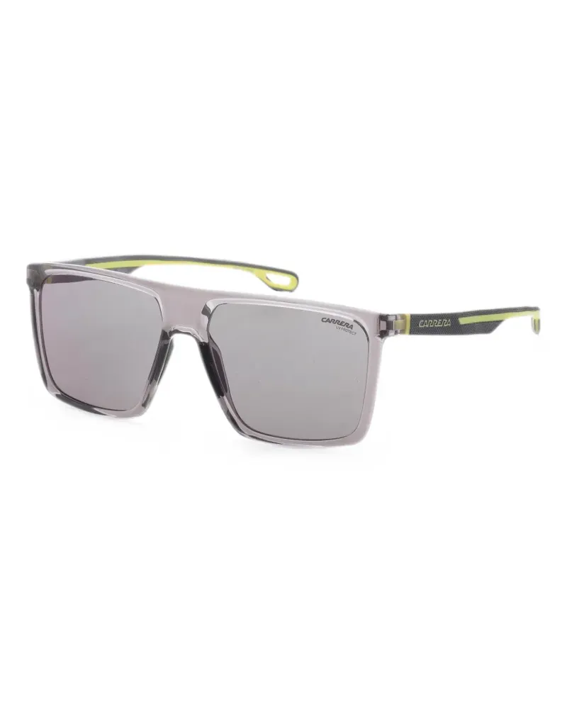 Carrera Sonnenbrille mit eckigem Gestell - Grau Grau